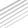 Giftall Stainless Steel Chain Necklace for Men 2MM Square Rolo Chains Round Box Chain Necklace for Women 20 Inches