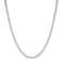 HZMAN 7mm Cuban Chain for Men Stainless Steel Mens Silver Chain Diamond Cut Hip Hop Link Chains Necklace 1630 Inch 18in