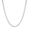 HZMAN 7mm Cuban Chain for Men Stainless Steel Mens Silver Chain Diamond Cut Hip Hop Link Chains Necklace 1630 Inch 18in
