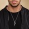 HZMAN Gothic Jewelry Mens Stainless Steel Animal Snake Pendant Chain Necklace Silver