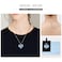 Imrsanl Cremation Jewelry for Ashes Pendant Crystal Heart Urn Necklace with Mini Keepsake Urn Memorial Ash Jewelry Always Blue