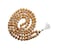 IS4A 8MM TULSI HOLY BASIL PRAYER BEADS JAPA MALA NECKLACE HAND KNOTTED KARMA 1081 BEADS BLESSED ENERGIZED HINDU TIBETAN BUDDHIST SUBHA ROSARY WHITE TESSEL