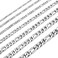 Monily Chain Necklace for Men 5MM 18 Inches Stainless Steel Figaro Link Chain for Women Mens