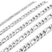 Monily Chains for Men 4MM 22 Inches Stainless Steel Figaro Necklace for Women Mens