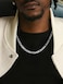 Monily Chains for Men 4MM 22 Inches Stainless Steel Figaro Necklace for Women Mens
