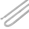 Monily Cuban Link Chain for Men Stainless Steel Mens Chain Chunky Necklaces 7 mm 18 Inches