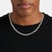 Monily Cuban Link Chain for Men Stainless Steel Mens Chain Chunky Necklaces 7 mm 18 Inches