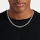 Monily Cuban Link Chain for Men Stainless Steel Mens Chain Chunky Necklaces 7 mm 18 Inches