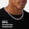 Monily Cuban Link Chain for Men Stainless Steel Mens Chain Chunky Necklaces 7 mm 18 Inches