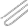 Monily Cuban Link Chain for Men Stainless Steel Mens Chain Chunky Necklaces 7 mm 18 Inches