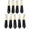 Nupuyai Healing Crystal Points Stone Pendant Necklace for Unisex Reiki Chakra Pendants with Chain 195