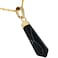 Nupuyai Healing Crystal Points Stone Pendant Necklace for Unisex Reiki Chakra Pendants with Chain 195