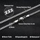 OLARCU 35mm Mens Silver Stainless Steel Cuban Link Chain Necklace for Men 35mmSilver 20 Inches