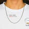 Sunling Solid Stainless Steel Cuban Chain Necklace For Men and Women Waterproof Curb Link Necklace ChainWidths 35mm 5mm 7mm 9mmChain Lengths 1636