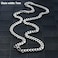 Sunling Solid Stainless Steel Cuban Chain Necklace For Men and Women Waterproof Curb Link Necklace ChainWidths 35mm 5mm 7mm 9mmChain Lengths 1636
