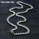 Sunling Solid Stainless Steel Cuban Chain Necklace For Men and Women Waterproof Curb Link Necklace ChainWidths 35mm 5mm 7mm 9mmChain Lengths 1636