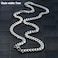 Sunling Solid Stainless Steel Cuban Chain Necklace For Men and Women Waterproof Curb Link Necklace ChainWidths 35mm 5mm 7mm 9mmChain Lengths 1636