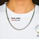 Sunling Solid Stainless Steel Cuban Chain Necklace For Men and Women Waterproof Curb Link Necklace ChainWidths 35mm 5mm 7mm 9mmChain Lengths 1636