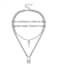 Tanyoyo Lock Key Pendant Necklace Statement Long Chain Punk Multilayer Choker Necklace for Women Men
