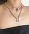 Tanyoyo Lock Key Pendant Necklace Statement Long Chain Punk Multilayer Choker Necklace for Women Men