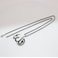 ZKDC Islam Muslim Allah Arabic God 60 cm Chain Stainless Steel Necklace for Men Women