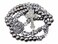 Nazareth Store Black Beads Paracord Rosary Beaded Necklace St Michael Medal Durable Strong Rugged Cord Catholic Rosary with Pardon Cross