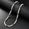 ONBRIG Puka Shell Necklace Men Summer Surfer Necklace Seashell Necklaces for Women Beach Necklaces for Men Beach Jewelry White coconut shell black beads