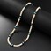 ONBRIG Puka Shell Necklace Men Summer Surfer Necklace Seashell Necklaces for Women Beach Necklaces for Men Beach Jewelry White coconut shell black beads