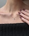 PAVOI 14K White Gold Plated Cubic Zirconia Initial Necklace Letter Necklaces for Women P Initial