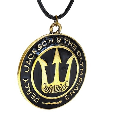 PRINCESS CUTENESS STORE Percy Jackson Poseidon Trident Olympians Demigod Camp Half Blood Annabeth Chase Pendant Necklace