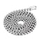 SINLEO Titanium Stainless Steel Small Beads Ball Chain Necklace for Men Women Dog Tag Link Chain Silver 2MM 24 Inches