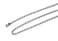 SINLEO Titanium Stainless Steel Small Beads Ball Chain Necklace for Men Women Dog Tag Link Chain Silver 2MM 24 Inches