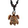 STWTR Hawaiian Turtle Pendant Necklace Men Women Adjustable Rope Surfer Necklace Handmade Necklace