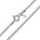 Amberta 925 Sterling Silver 15 mm Curb Chain Necklace Length 18 inch 45 cm 18