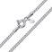 Amberta 925 Sterling Silver 15 mm Curb Chain Necklace Length 18 inch 45 cm 18