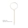 FUTIMELY Dainty Long Gold Necklace for WomenThin Herringbone Chain NecklaceLong Lariat Necklace Body Jewelry Gold