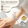 Wshxjzyay 2 Pack Bendable Necklaces for WomenBendable Snake Chain Infinite Loop Necklace GoldCollar Multiusos Versatile Flexible Adjustable Snake Bracelet Choker
