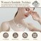 Wshxjzyay 2 Pack Bendable Necklaces for WomenBendable Snake Chain Infinite Loop Necklace GoldCollar Multiusos Versatile Flexible Adjustable Snake Bracelet Choker