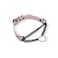 ADEMISHIA BlackPink Leather Choker Necklace For Women Handmade Adjustable Chain Collar with Metallic Heart Ring