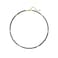Aleasha Black Spinel Beaded Necklaces for Women August Birthstone boho stone necklaces handmade jewelry