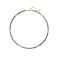 Aleasha Black Spinel Beaded Necklaces for Women August Birthstone boho stone necklaces handmade jewelry