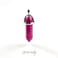 Anglacesmade Bullet Shape Gemstone Choker Necklace Hexagonal Pointed Reiki Chakra Pendant Leather Necklace Bohemian Jewelry for WomenRose Ruby