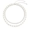 BaubleStar Link Layered Collar Necklace Silver Layering Paperclip Chain Herringbone Snake Choker Statement Fashion Jewelry for Women