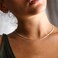CHESKY Silver Layered Choker Necklaces for Women Dainty Silver Plated Satellite Beaded Chain Necklace Tiny Thin Layering Beads Chokers Simple Trendy Minimalist Jewelry