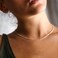 CHESKY Silver Layered Choker Necklaces for Women Dainty Silver Plated Satellite Beaded Chain Necklace Tiny Thin Layering Beads Chokers Simple Trendy Minimalist Jewelry