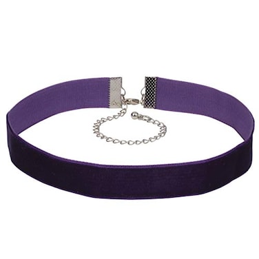 Coiris 16cm 20pcs Purple Velvet Chokers Vintage Necklace for Women With Extension XL10026