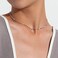 FUTIMELY Bohemia Green Beaded Beads Choker Necklace for WomenSimple Fresh Green Beaded Square Round Bead Choker Necklace SilverColored round bead