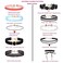 K&Q KQ 52 PCS Choker Necklace Classic MutiColor Gothic Collar Cute Lace Velvet Choker Necklace Set