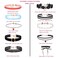 K&Q KQ 52 PCS Choker Necklace Classic MutiColor Gothic Collar Cute Lace Velvet Choker Necklace Set