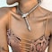 LUREME Flexible Bendable Snake Necklace Adjustable Collar Choker Necklace Waist Chain for Women nl0063112